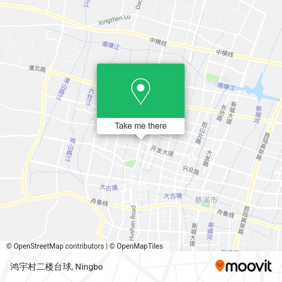 鸿宇村二楼台球 map