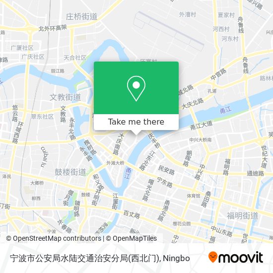 宁波市公安局水陆交通治安分局(西北门) map