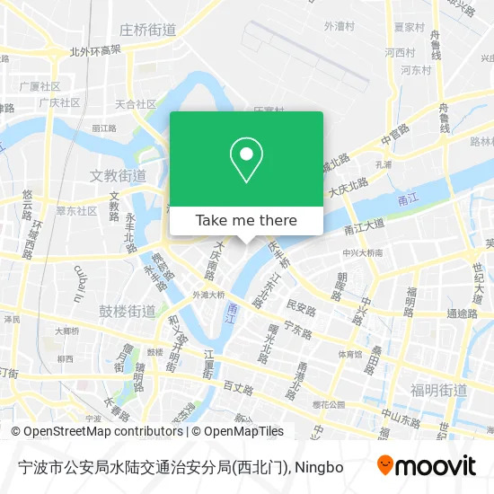 宁波市公安局水陆交通治安分局(西北门) map
