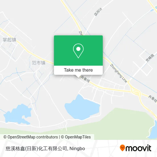 慈溪格鑫(日新)化工有限公司 map