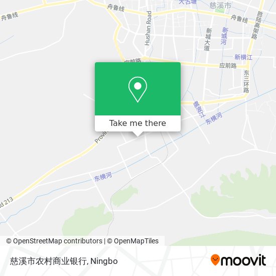 慈溪市农村商业银行 map