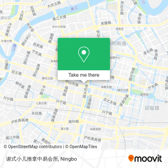 谢式小儿推拿中易会所 map