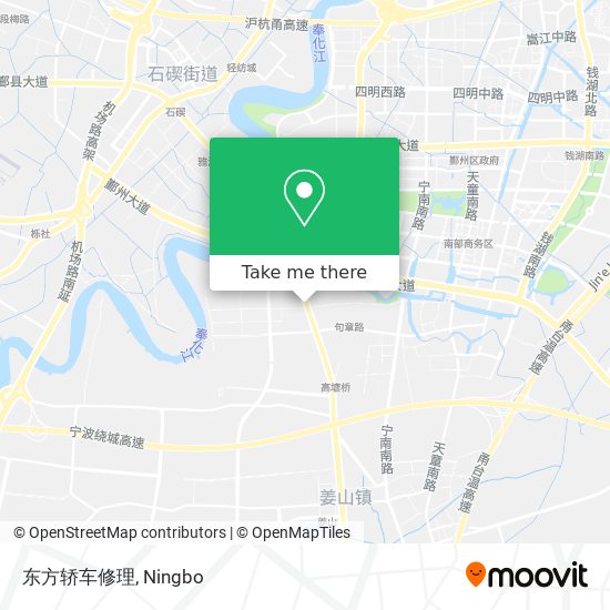 东方轿车修理 map