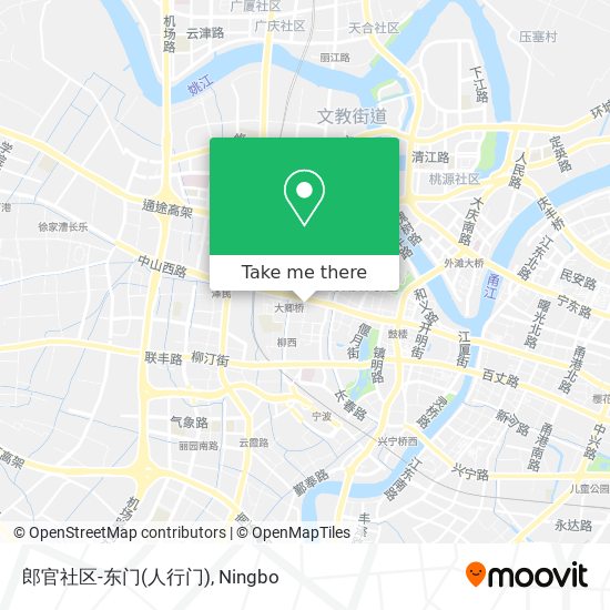 郎官社区-东门(人行门) map
