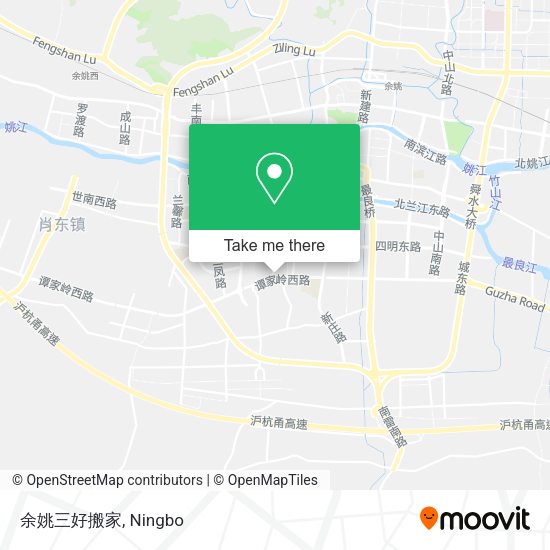 余姚三好搬家 map