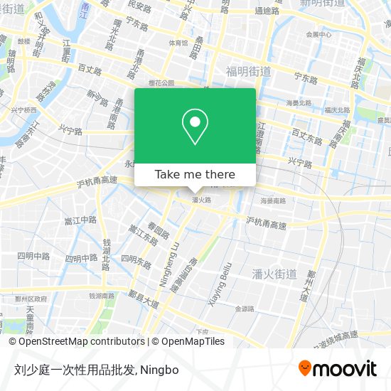 刘少庭一次性用品批发 map