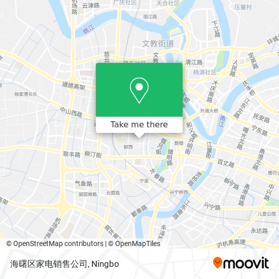 海曙区家电销售公司 map