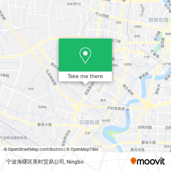 宁波海曙区美时贸易公司 map