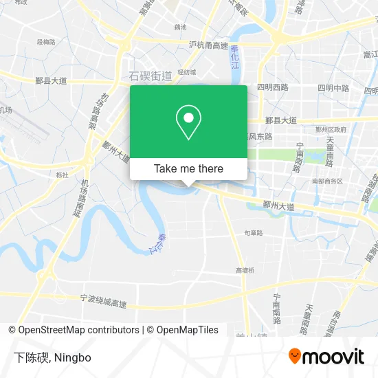 下陈碶 map