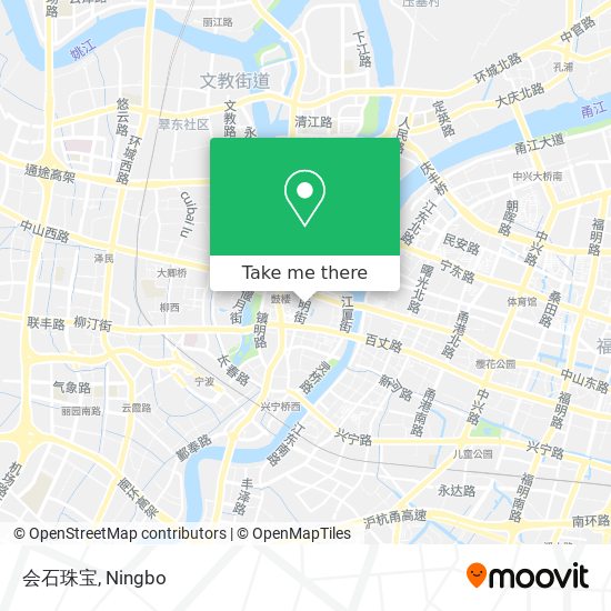 会石珠宝 map