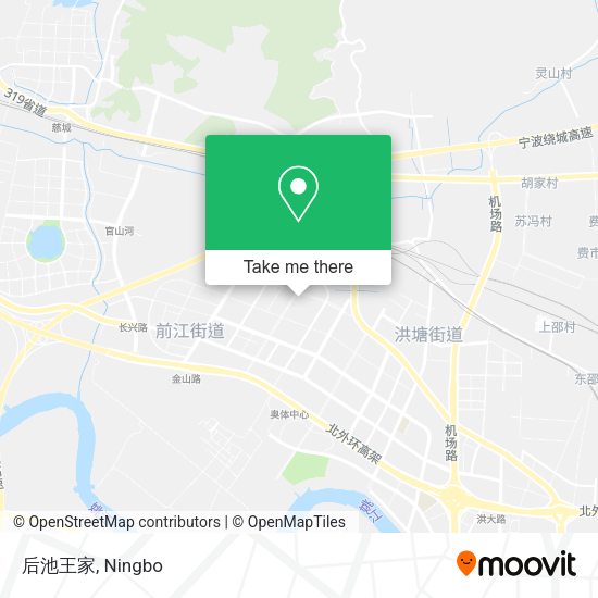 后池王家 map
