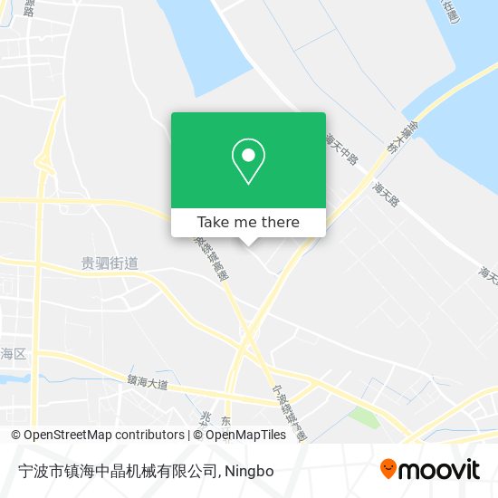 宁波市镇海中晶机械有限公司 map
