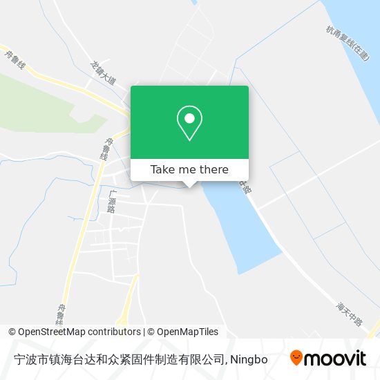 宁波市镇海台达和众紧固件制造有限公司 map