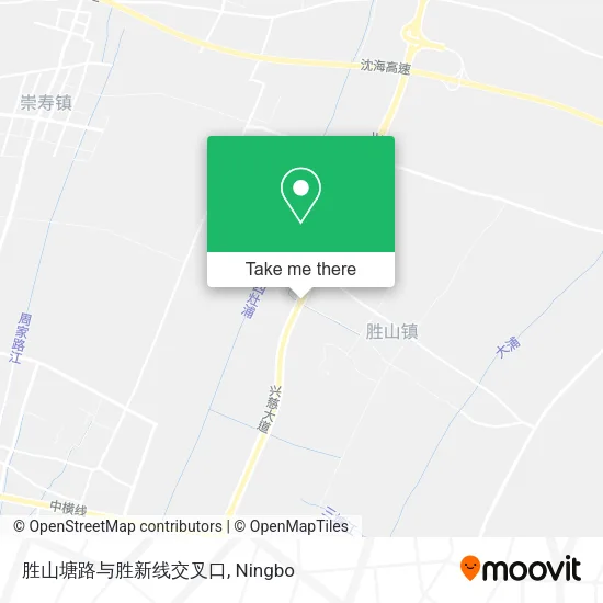 胜山塘路与胜新线交叉口 map