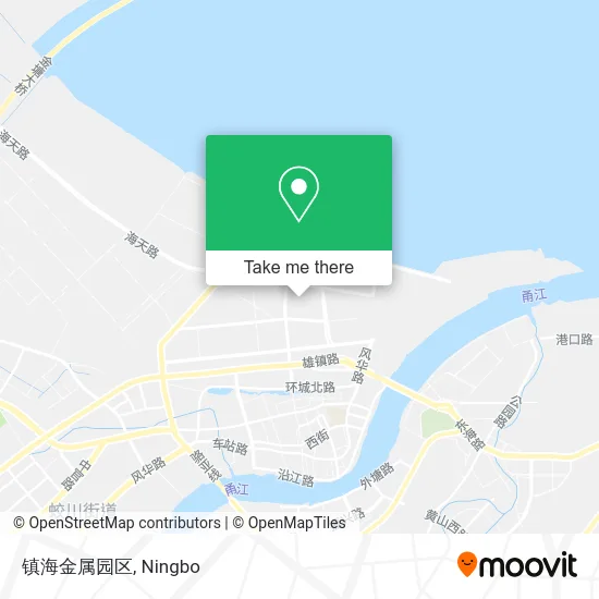 镇海金属园区 map
