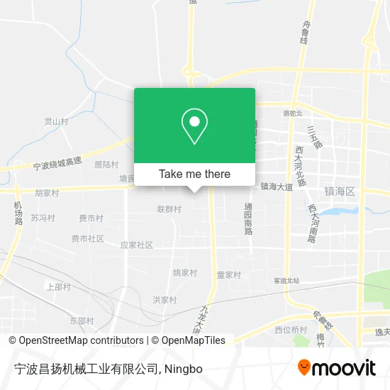 宁波昌扬机械工业有限公司 map