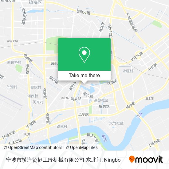 宁波市镇海贤挺工缝机械有限公司-东北门 map