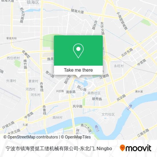 宁波市镇海贤挺工缝机械有限公司-东北门 map