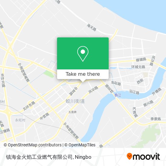 镇海金火焰工业燃气有限公司 map