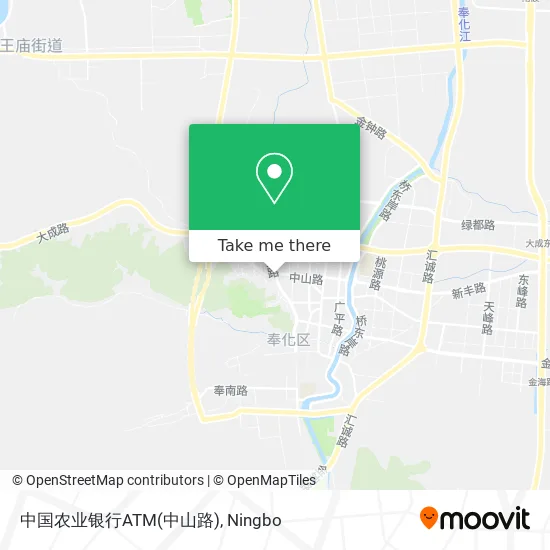 中国农业银行ATM(中山路) map