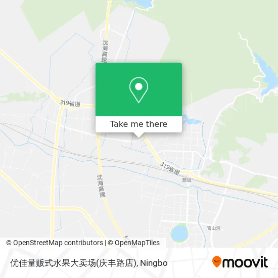 优佳量贩式水果大卖场(庆丰路店) map