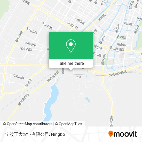 宁波正大农业有限公司 map