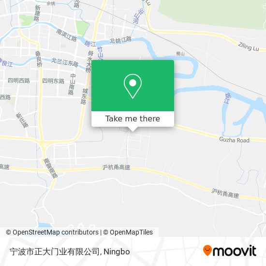 宁波市正大门业有限公司 map