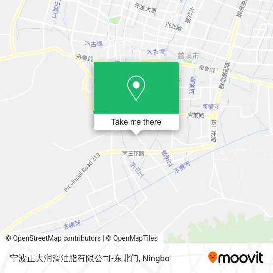 宁波正大润滑油脂有限公司-东北门 map