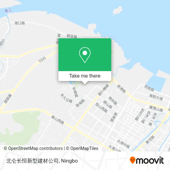 北仑长恒新型建材公司 map