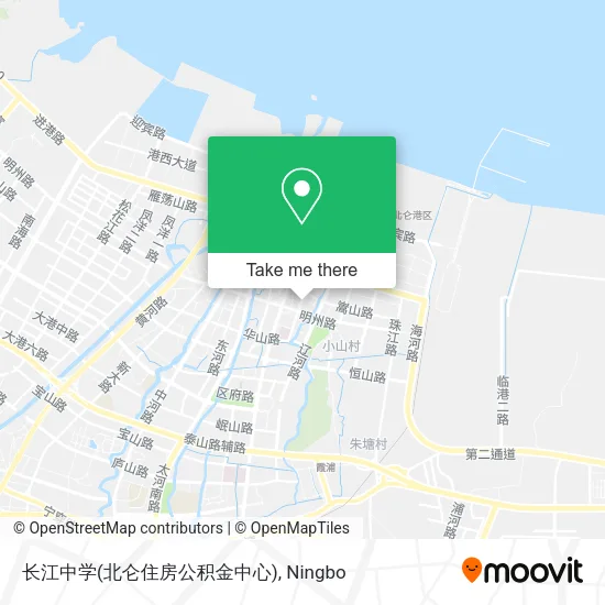 长江中学(北仑住房公积金中心) map