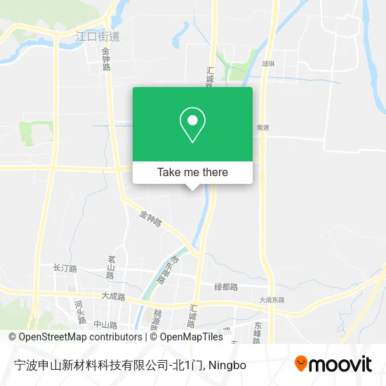 宁波申山新材料科技有限公司-北1门 map