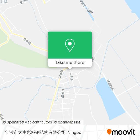 宁波市大中彩板钢结构有限公司 map