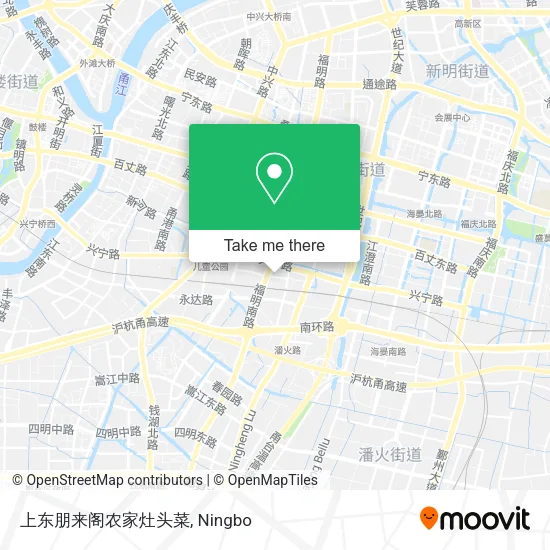 上东朋来阁农家灶头菜 map