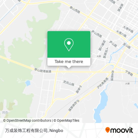 万成装饰工程有限公司 map