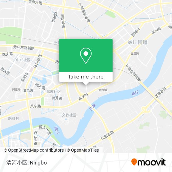 清河小区 map