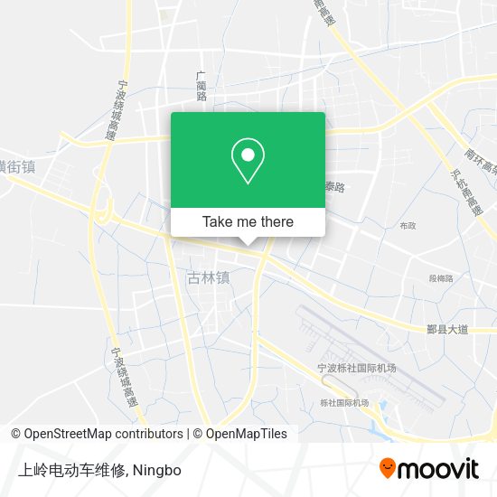 上岭电动车维修 map
