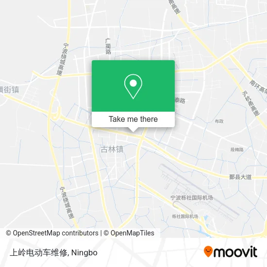 上岭电动车维修 map