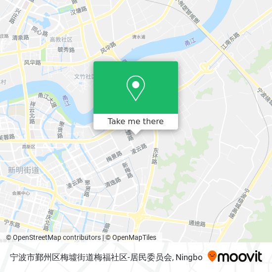 宁波市鄞州区梅墟街道梅福社区-居民委员会 map