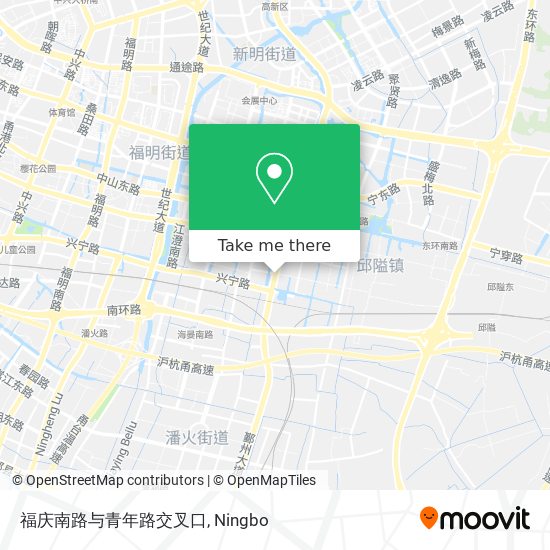 福庆南路与青年路交叉口 map