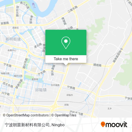 宁波朗茵新材料有限公司 map