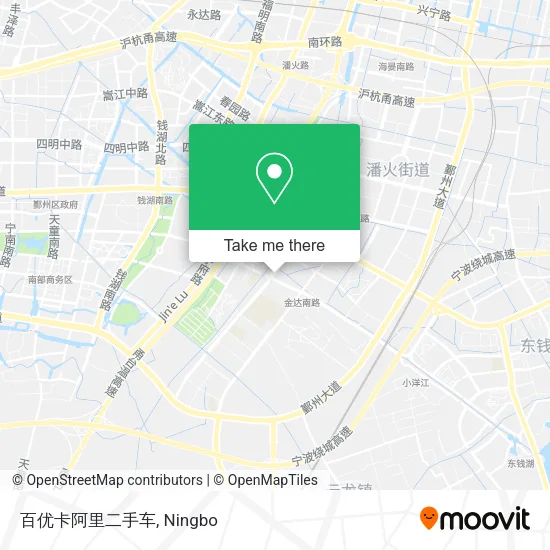 百优卡阿里二手车 map