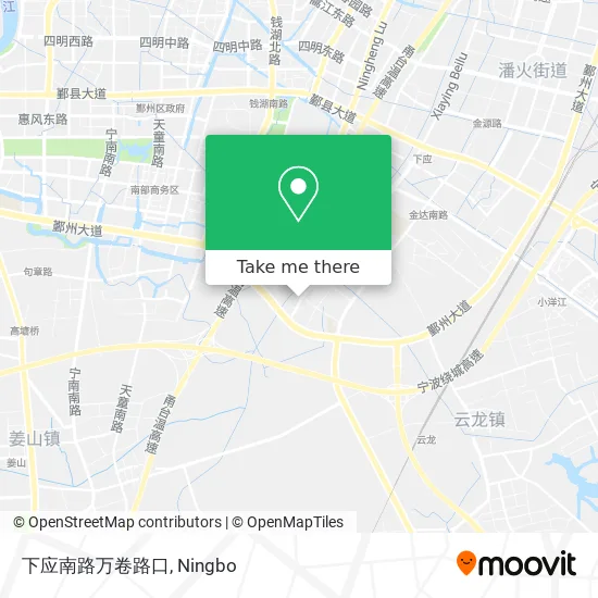 下应南路万卷路口 map