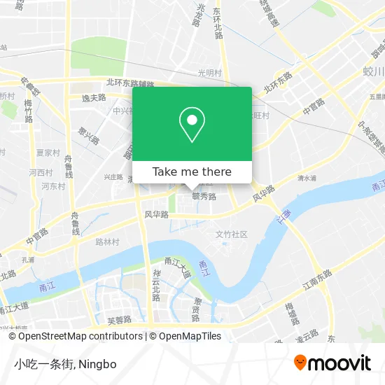 小吃一条街 map