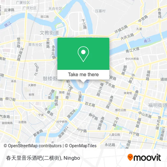 春天里音乐酒吧(二横街) map