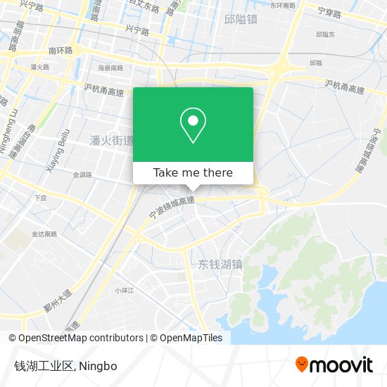 钱湖工业区 map