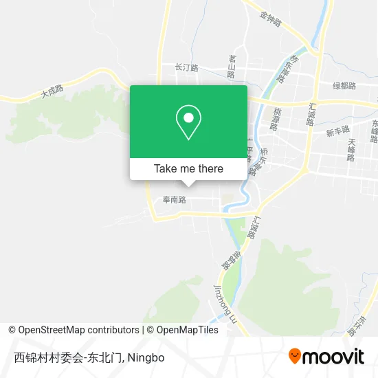 西锦村村委会-东北门 map