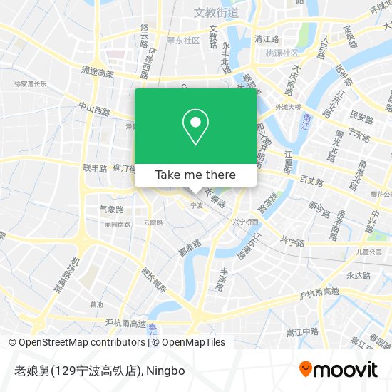 老娘舅(129宁波高铁店) map