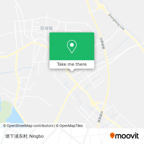 塘下浦东村 map