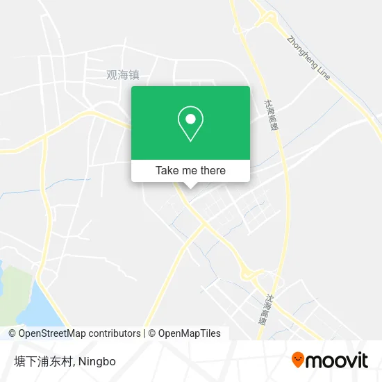 塘下浦东村 map