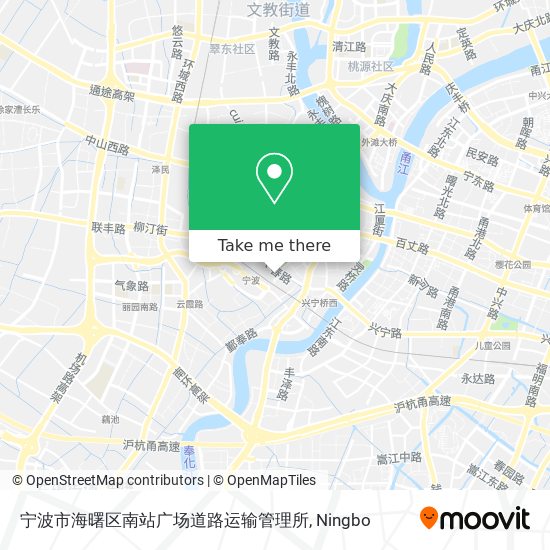宁波市海曙区南站广场道路运输管理所 map